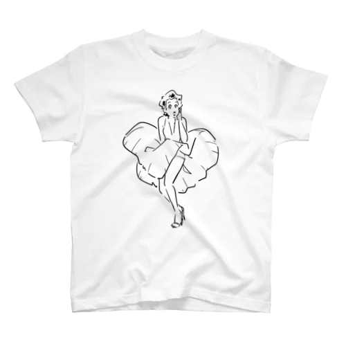 マリリン・モンロー（Marilyn Monroe) スタンダードTシャツ