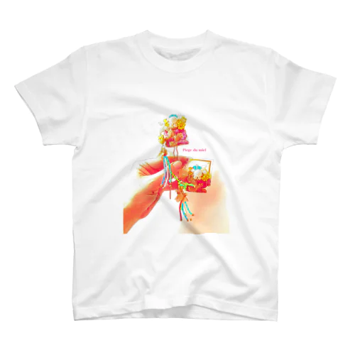 Regarde moi(hau‘oli ブローチ) スタンダードTシャツ