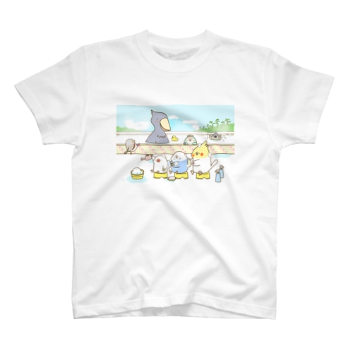 銭湯「鳥の湯」 Regular Fit T-Shirt