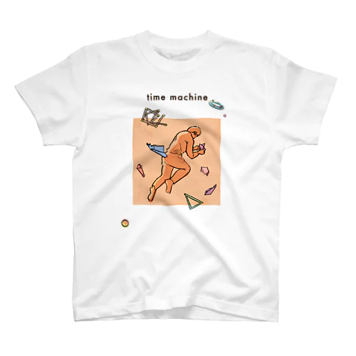 time machine_オレンジ スタンダードTシャツ