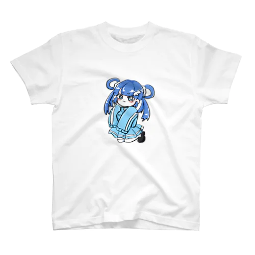 水色ジャージちゃん(透過) スタンダードTシャツ