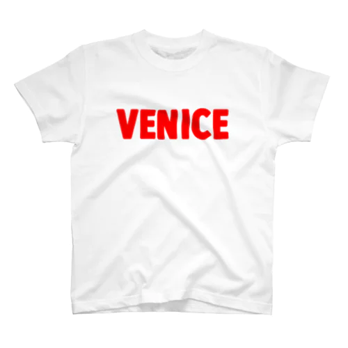 Venice レッド スタンダードTシャツ