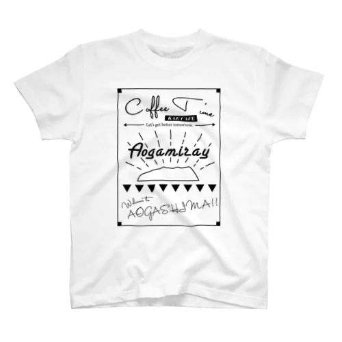 Café Aogamiray カフェT スタンダードTシャツ