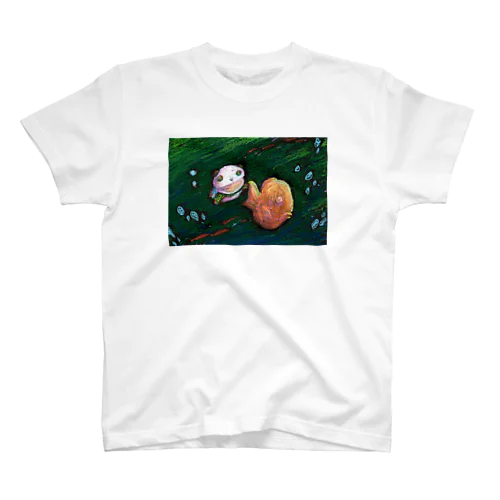 「たい焼きと泳ぐパンダ」 スタンダードTシャツ