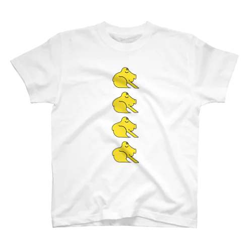 黄色いカエル スタンダードTシャツ