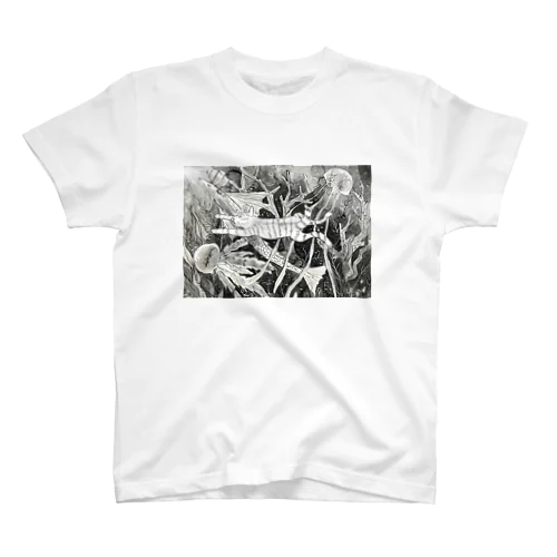 猫の国の海1 Regular Fit T-Shirt