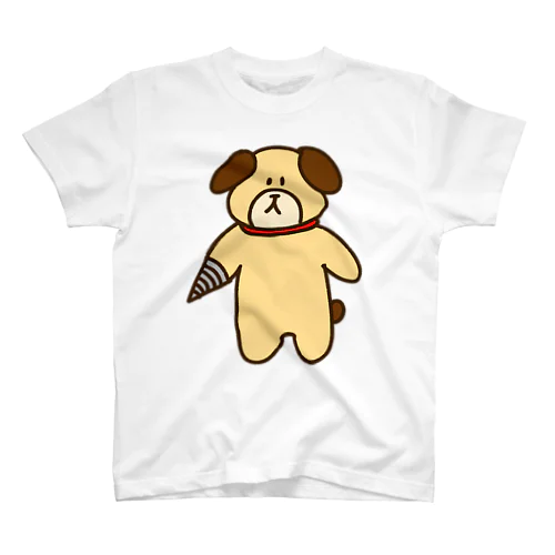 手ドリル犬 スタンダードTシャツ