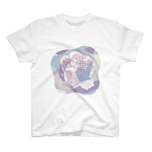 うみのいきもの ペールトーン Regular Fit T-Shirt