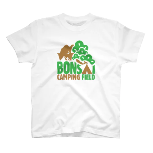 BONSAI CAMPING FIELD カラーロゴT Regular Fit T-Shirt