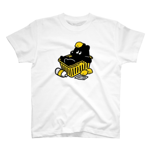 クマとカゴとレモン Regular Fit T-Shirt