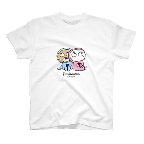 ピンクマン（色変更可能） Regular Fit T-Shirt