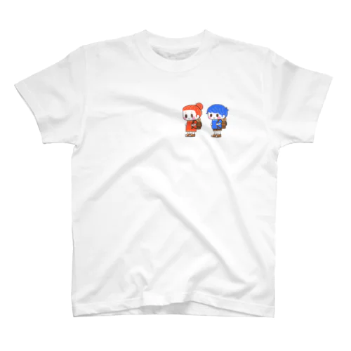 旅する女の子＆男の子 Regular Fit T-Shirt