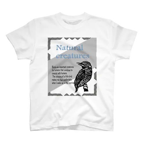 自然の鳥１ スタンダードTシャツ