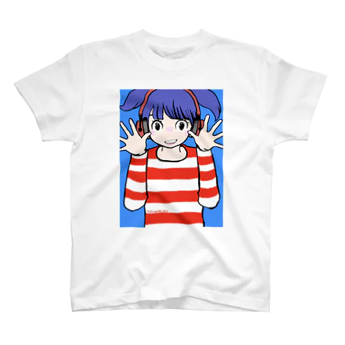 ヘッドフォンちゃん Regular Fit T-Shirt