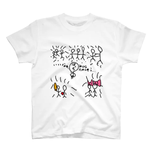 ぼっち棒人間 スタンダードTシャツ