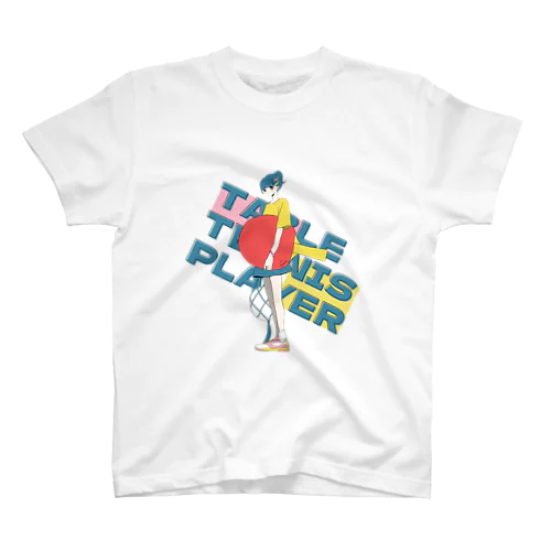 Table tennis player スタンダードTシャツ