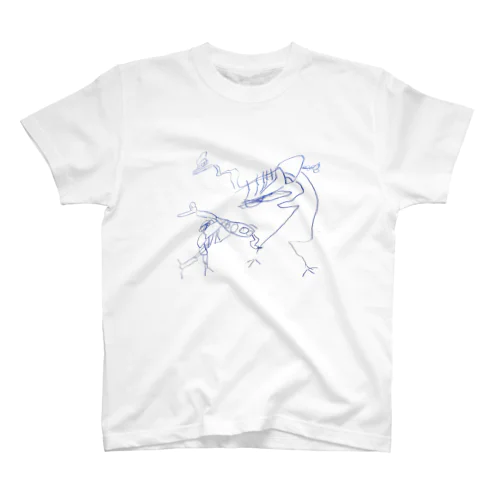 ヒクイドリとペンギンの骨 スタンダードTシャツ