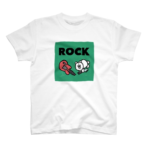 ROCK(緑) Regular Fit T-Shirt