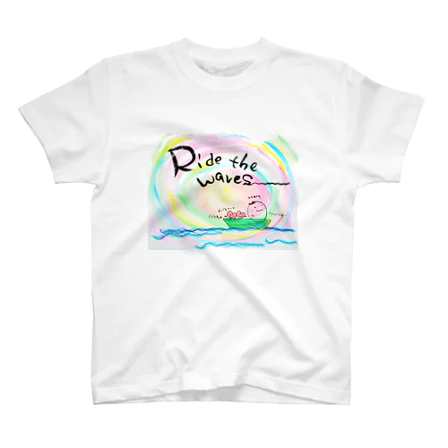 Ride the waves スタンダードTシャツ