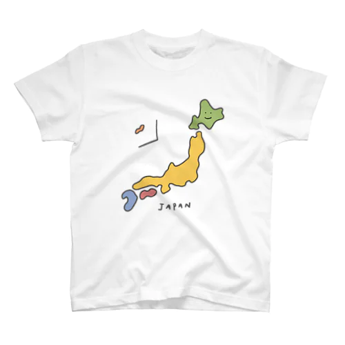 日本列島さん ｡ｏＯ スタンダードTシャツ