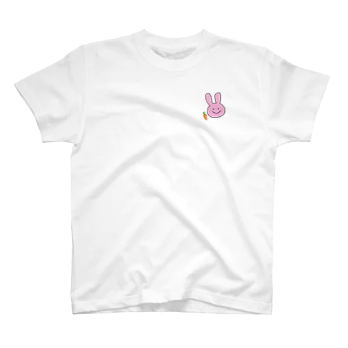 うさぎとにんじん（ミニ） スタンダードTシャツ