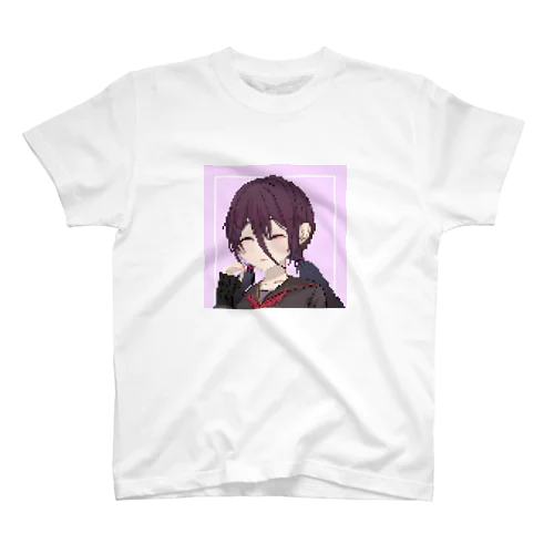 ピクセルアートの女の子 スタンダードTシャツ