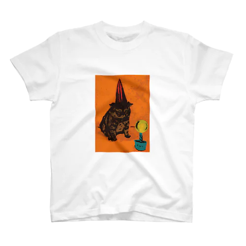 Shonbori Birthday Cat Regular Fit T-Shirt