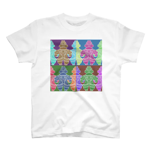 遮光器土偶 - Pop Art ver. 티셔츠