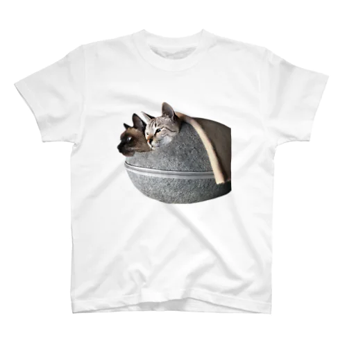 2 cats in nest Regular Fit T-Shirt