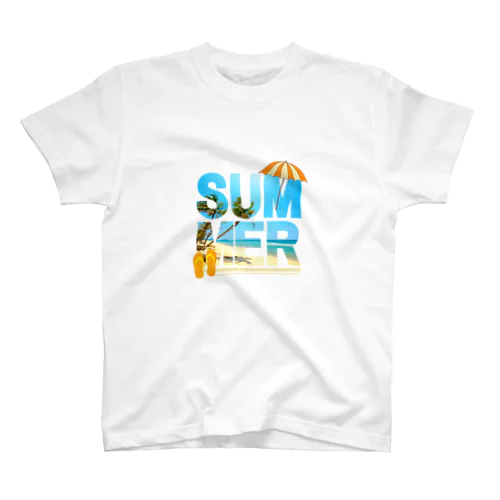 SUMMERシャツ Regular Fit T-Shirt