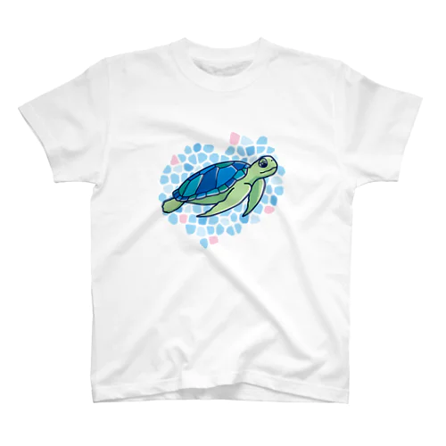 ウミガメさんの海【2】 Regular Fit T-Shirt