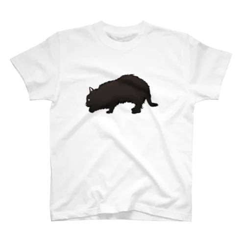 忍び歩き黒猫 Regular Fit T-Shirt