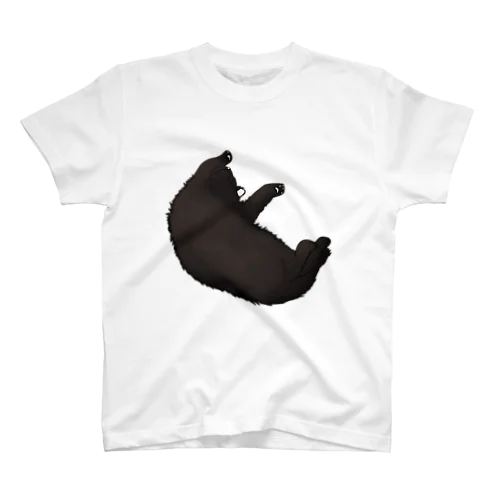 仰向け黒猫 Regular Fit T-Shirt