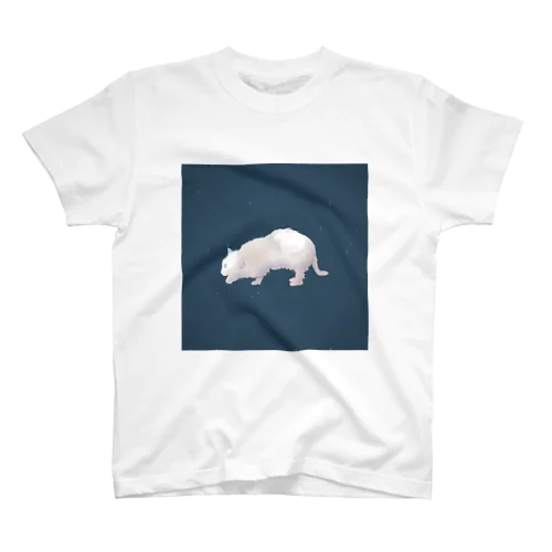 忍び歩き白猫 Regular Fit T-Shirt