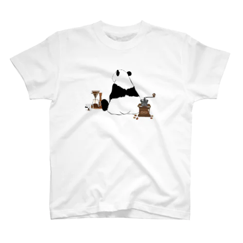 ドリップ待ちのパンダ🐼 スタンダードTシャツ