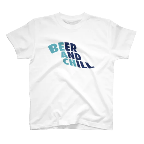 BEER AND CHILL スタンダードTシャツ