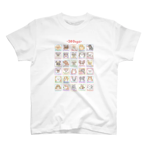 イヌ30犬種 スタンダードTシャツ