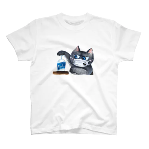 マスクねこ Regular Fit T-Shirt