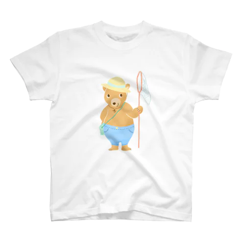 夏の虫とりクマさん Regular Fit T-Shirt