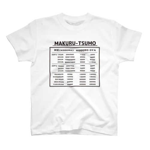 MAKURU-TSUMO(片面) Regular Fit T-Shirt