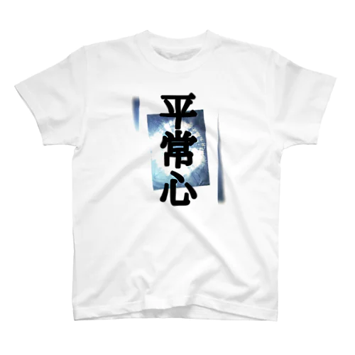 絞り染めに文字☆平常心 Regular Fit T-Shirt