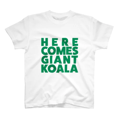 HERE COMES GIANT KOALA/GREEN 티셔츠