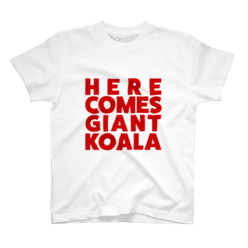 HERE COMES GIANT KOALA/RE Regular Fit T-Shirt