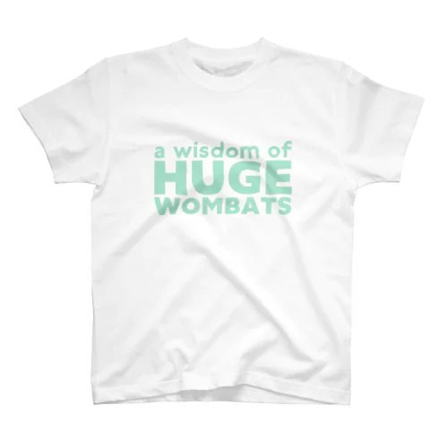 a wisdom of HUGE WOMBATS/MG スタンダードTシャツ