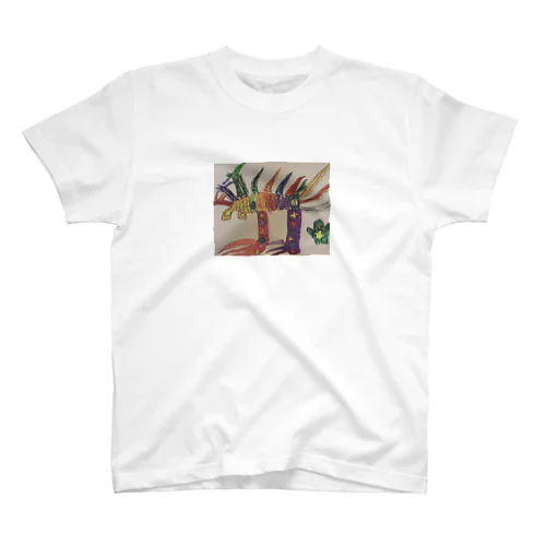 Rainbow Large snake Regular Fit T-Shirt