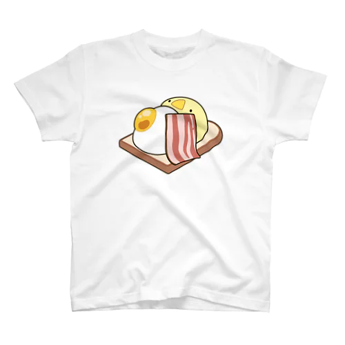 朝食ひよこ（修正版） Regular Fit T-Shirt