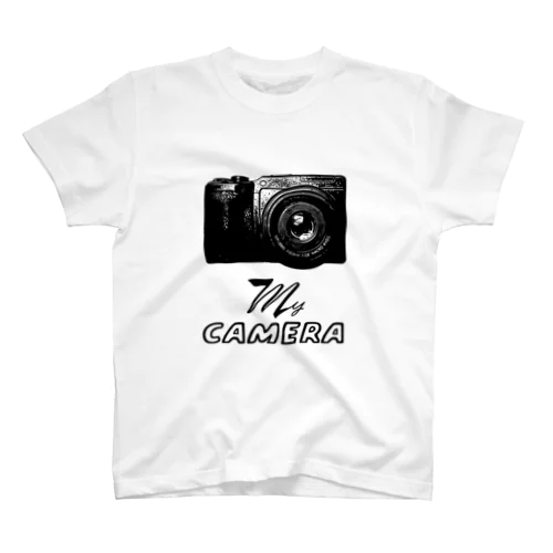 カメラ（My canera）_No.004_BK Regular Fit T-Shirt