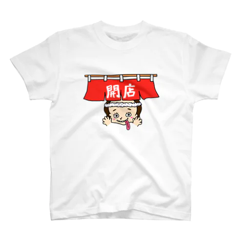 いらっしゃーせーみけちゃんTシャツ 티셔츠