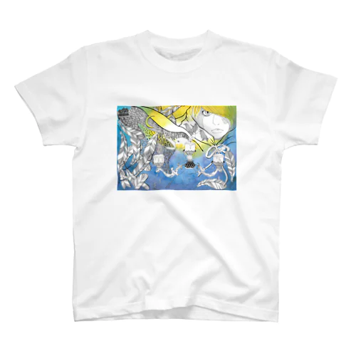 蒼い鳥 Regular Fit T-Shirt