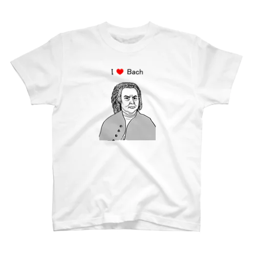 J.S.Bach  バッハ大先生 スタンダードTシャツ